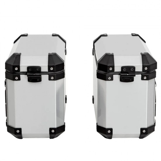 BAÚ LATERAL BRAZ 23L PAR ALUMÍNIO